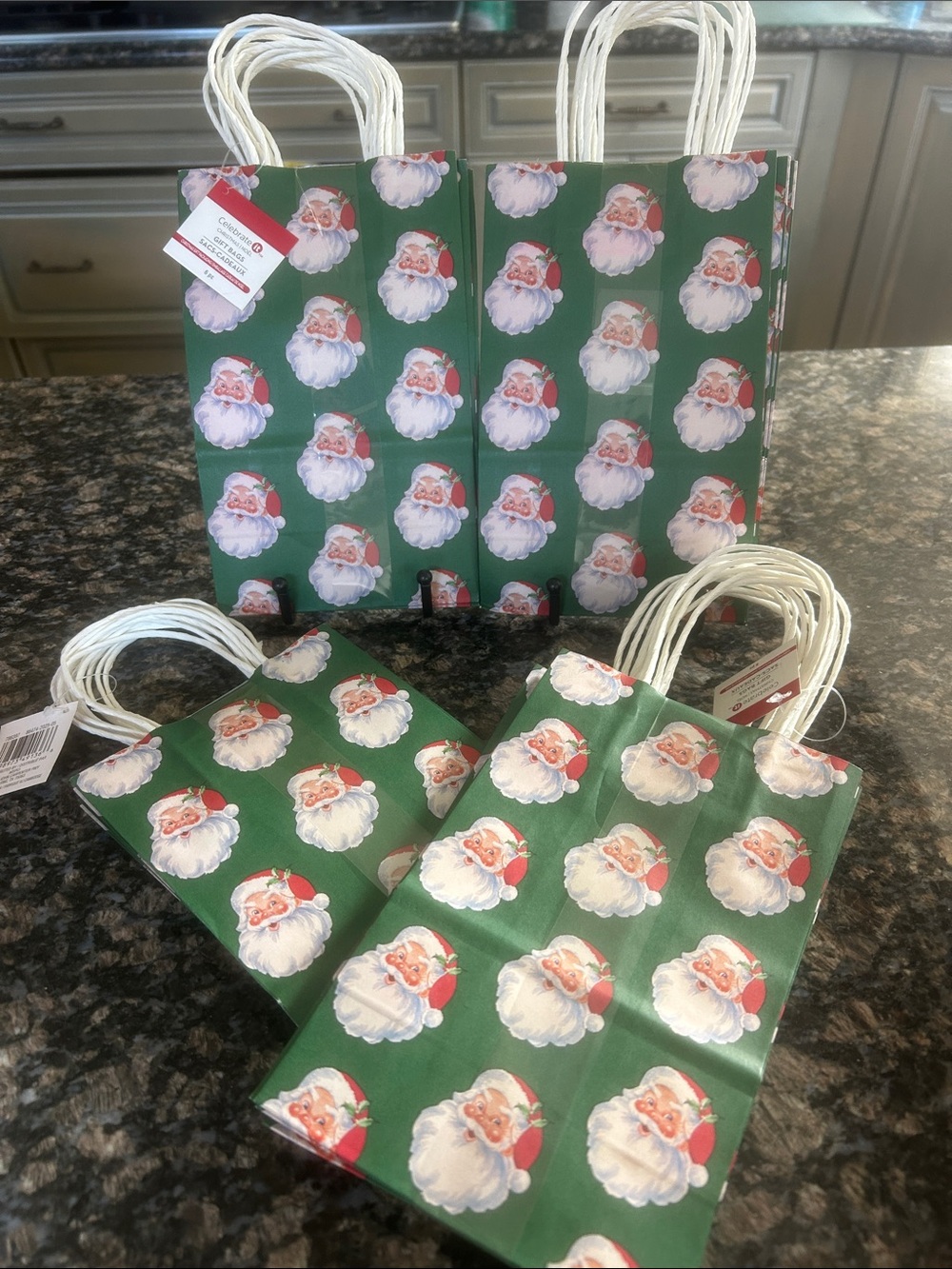 CELEBRATE IT SANTA GIFT BAGS LOT OF 4 (24 BAGS) NWT